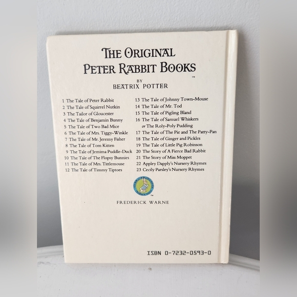 Set of 2 Beatrix Potter Books #2 Squirrel Nutkin & #3 Tailor of Gloucester - Picture 8 of 10